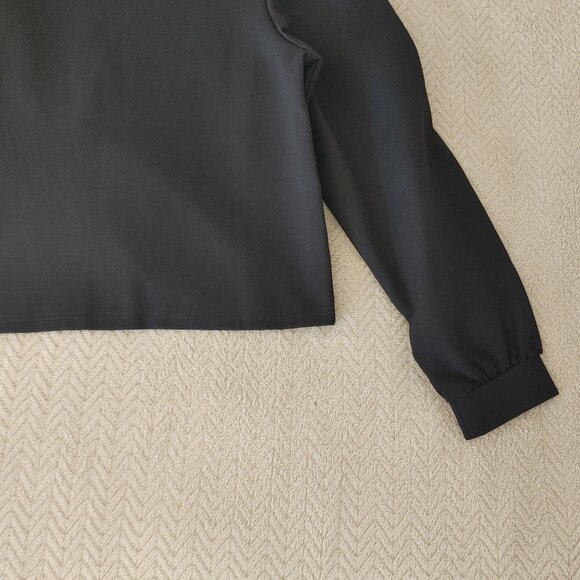 NWOT Women's Long Sleeve Top / sparkly-rhinestone bow accent. - Picture 12 of 15